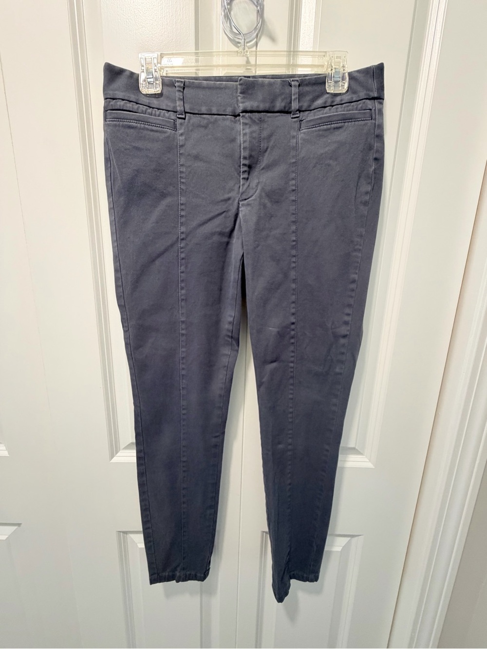 LOFT Charcoal Skinny Ponte Pants